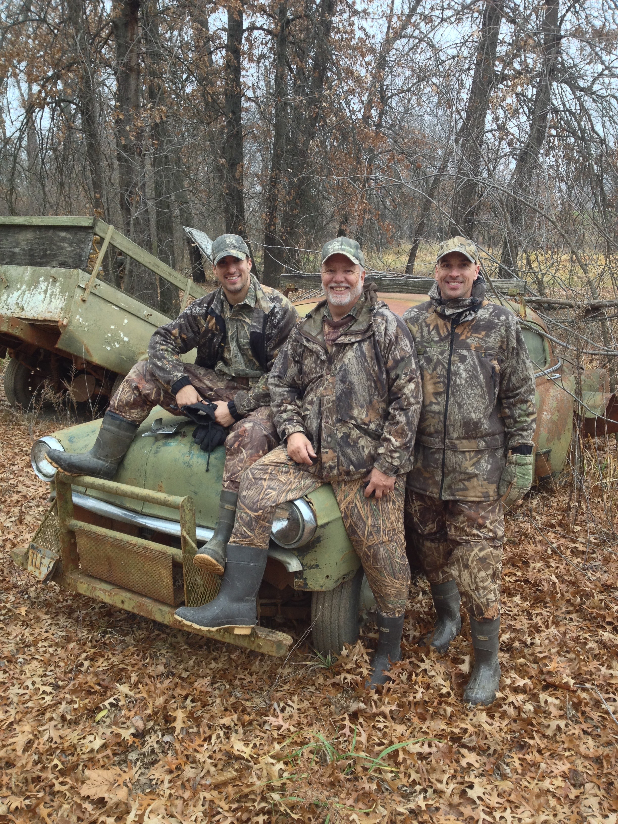 D.D. Fischer with sons, Michael and Ryan