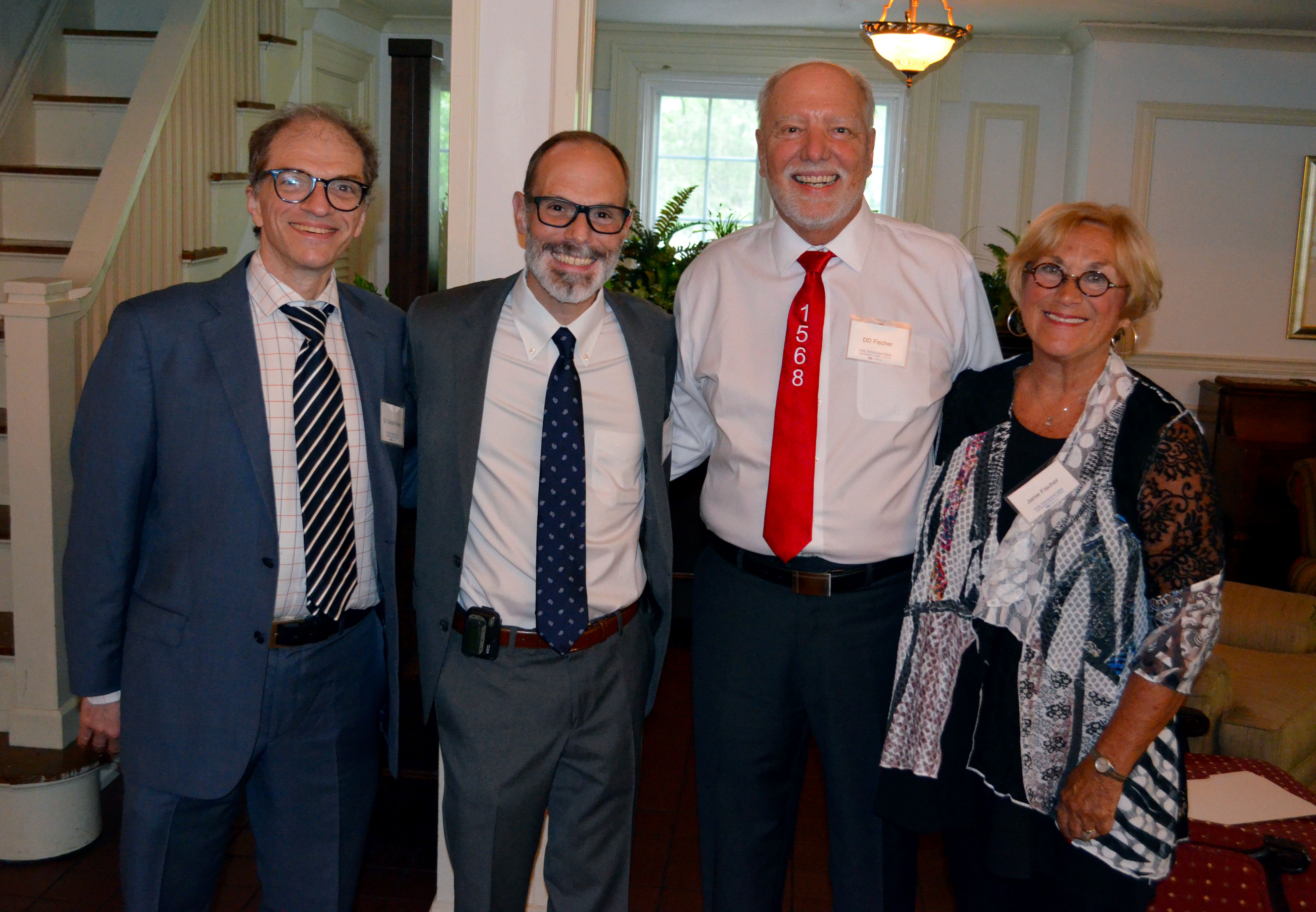 Dr. Daniel Kreisel, Dr. Ramsey Hachem, D.D. and Janie Fischer