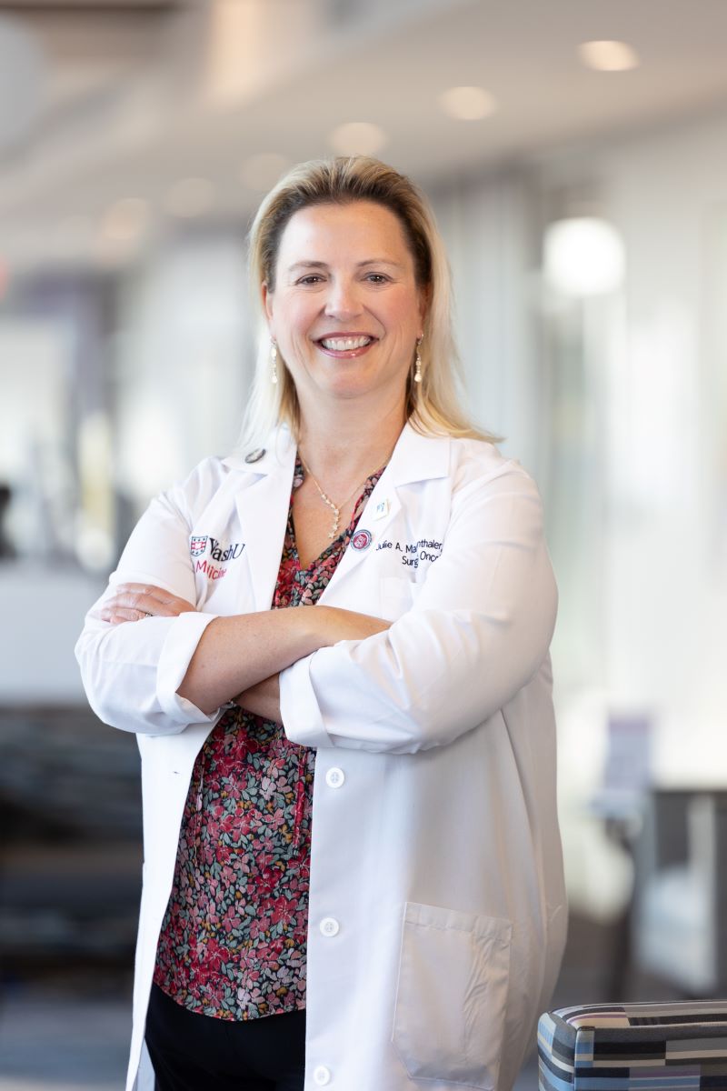 ulie Margenthaler, MD, FACS, the director of Breast Surgical Services at Siteman Cancer Center