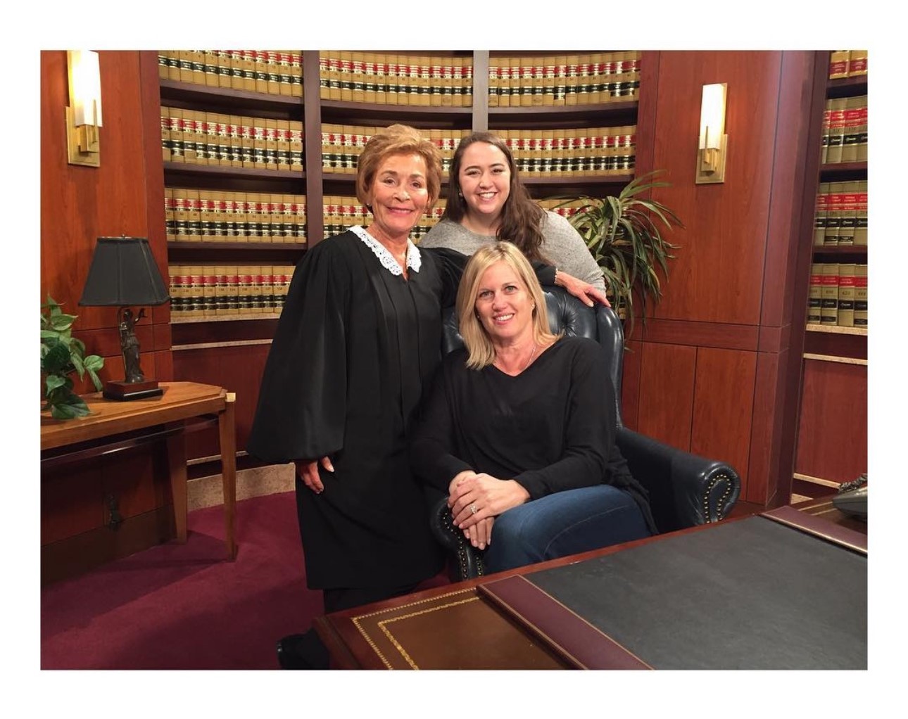 Rachel and Linda with Judge Judy