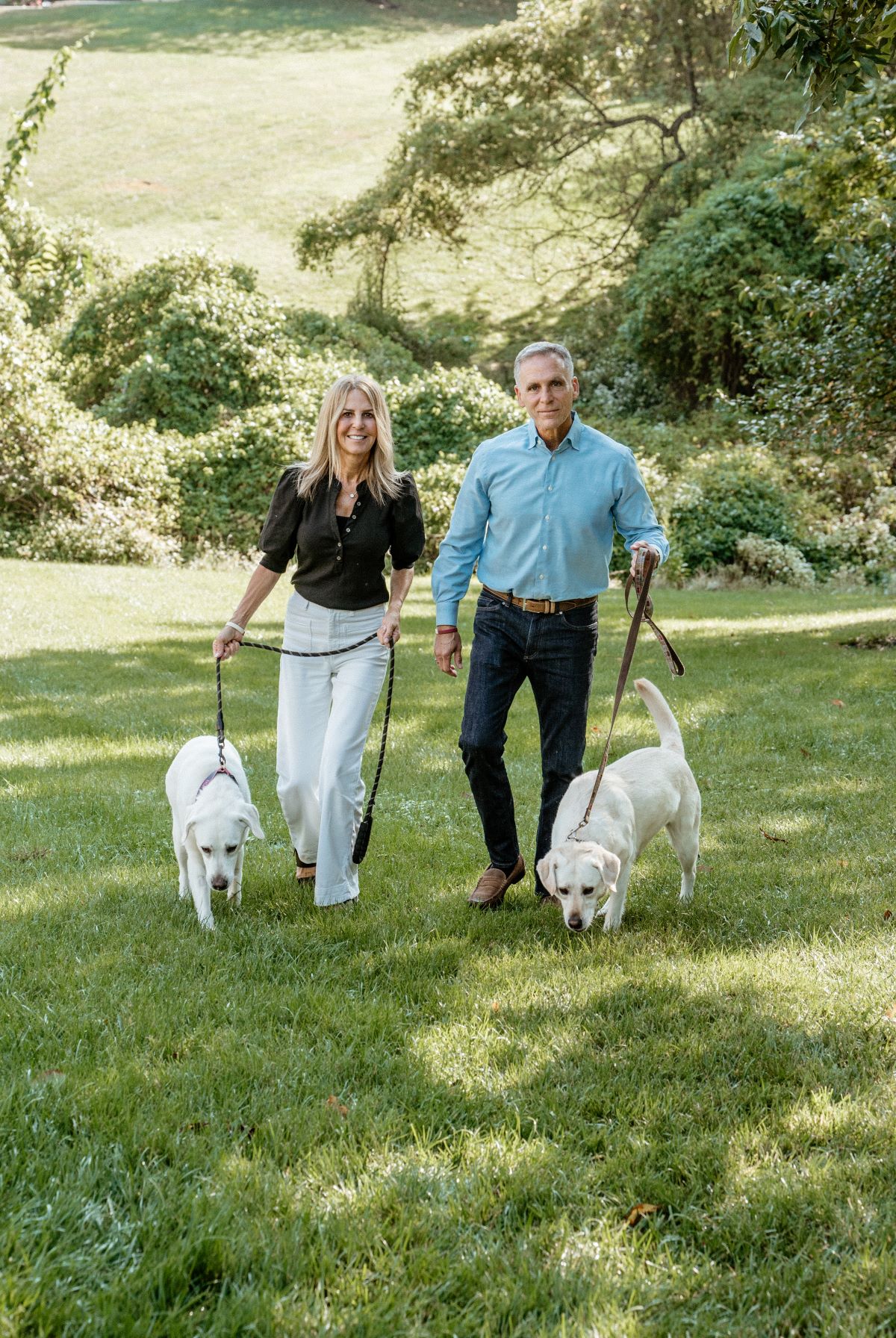 Kim and Joe Koenig walk their dogs together frequently. Walking was one of Joe’s coping strategies throughout his cancer treatment. 